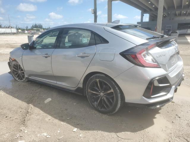 SHHFK7H47MU219239 - 2021 HONDA CIVIC SPORT SILVER photo 2
