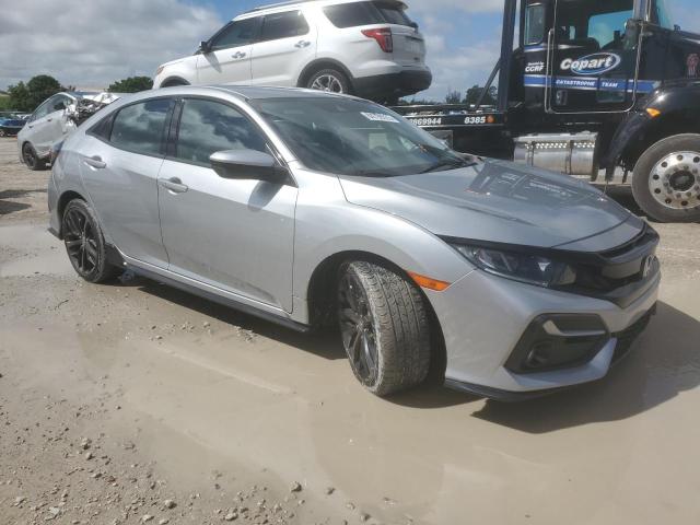 SHHFK7H47MU219239 - 2021 HONDA CIVIC SPORT SILVER photo 4
