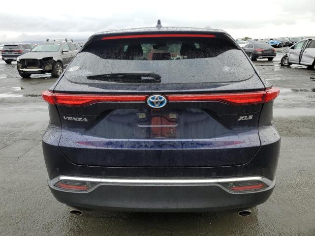 JTEAAAAH1PJ127786 - 2023 TOYOTA VENZA LE BLUE photo 6