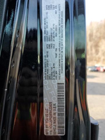 1C4JJXP63MW633826 - 2021 JEEP WRANGLER U SAHARA 4XE BLACK photo 13