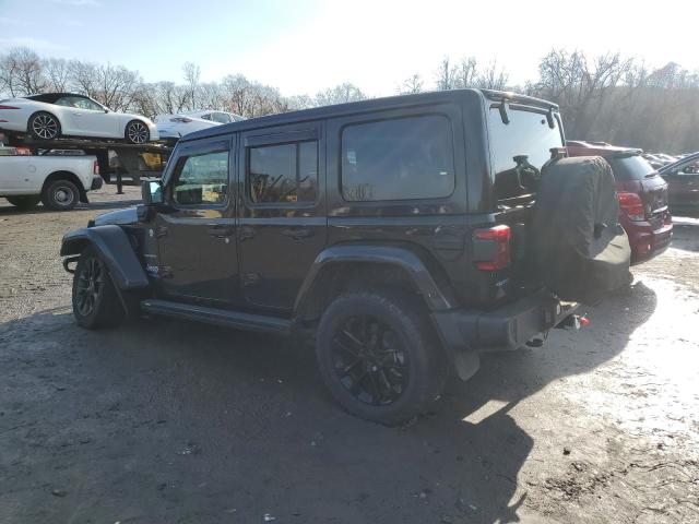 1C4JJXP63MW633826 - 2021 JEEP WRANGLER U SAHARA 4XE BLACK photo 2