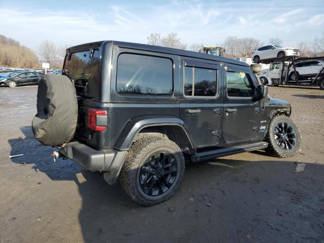 1C4JJXP63MW633826 - 2021 JEEP WRANGLER U SAHARA 4XE BLACK photo 3