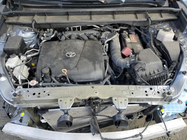 5TDGZRBH4NS246436 - 2022 TOYOTA HIGHLANDER XLE SILVER photo 12