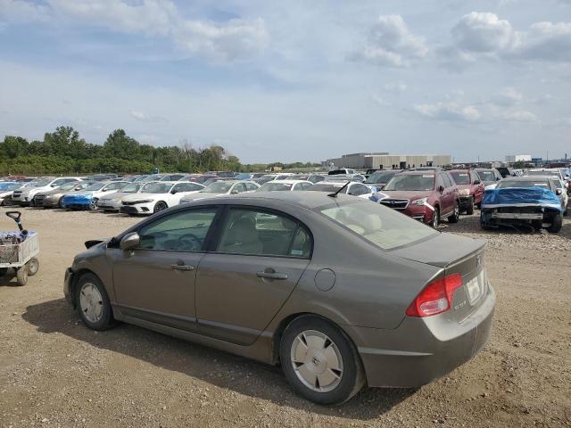 JHMFA36267S022115 - 2007 HONDA CIVIC HYBRID GRAY photo 2
