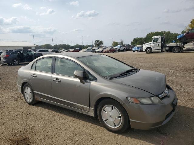 JHMFA36267S022115 - 2007 HONDA CIVIC HYBRID GRAY photo 4