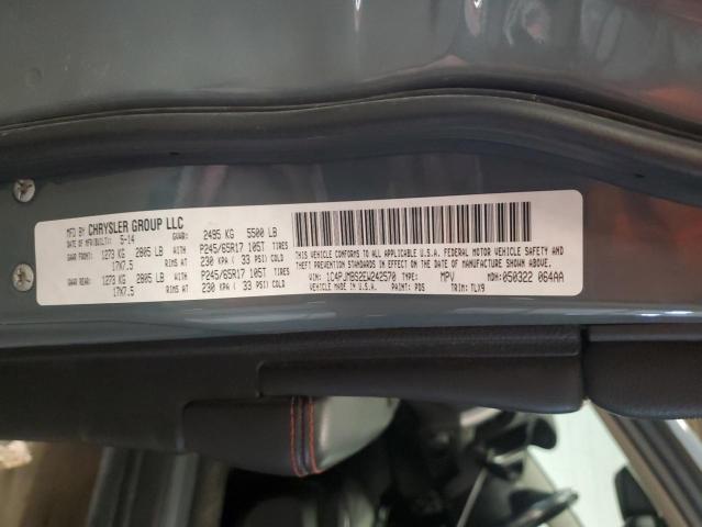 1C4PJMBS2EW242570 - 2014 JEEP CHEROKEE TRAILHAWK GRAY photo 14