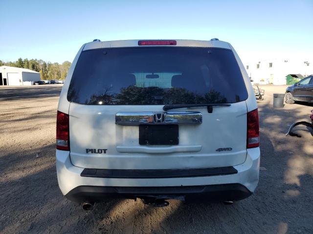 5FNYF4H64CB504039 - 2012 HONDA PILOT EXL WHITE photo 6