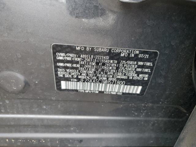 JF2SKASC1MH571800 - 2021 SUBARU FORESTER LIMITED 灰色 照片 13