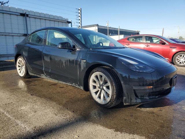 5YJ3E1EA8NF368537 - 2022 TESLA MODEL 3 黑色 照片 4