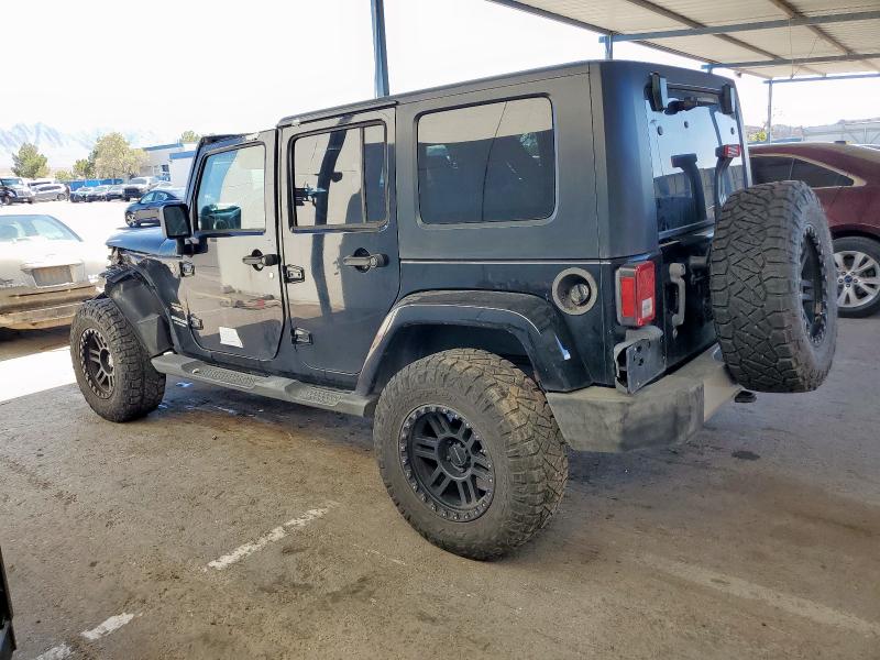 1J4GA59138L573998 - 2008 JEEP WRANGLER U SAHARA BLACK photo 2