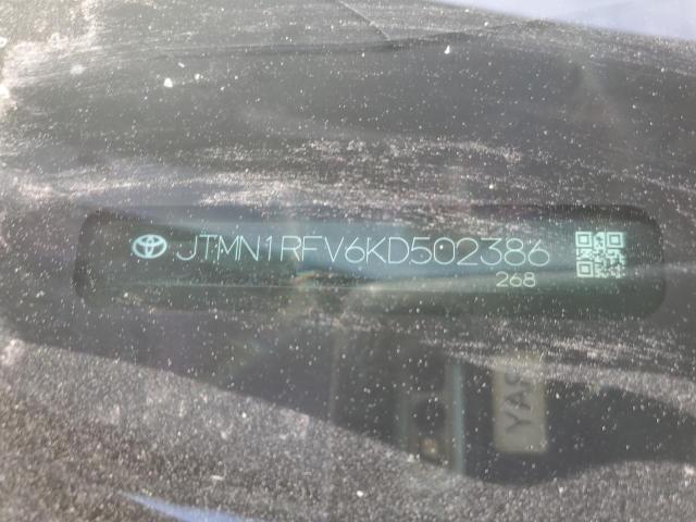 JTMN1RFV6KD502386 - 2019 TOYOTA RAV4 LIMITED Qara foto 13