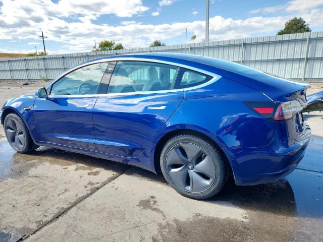 5YJ3E1EB8KF477536 - 2019 TESLA MODEL 3 BLUE photo 2