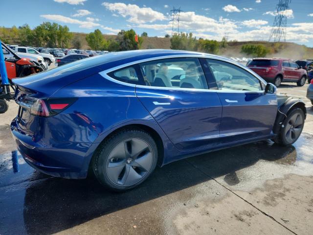 5YJ3E1EB8KF477536 - 2019 TESLA MODEL 3 BLUE photo 3