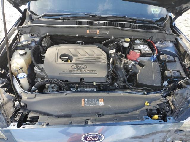 3FA6P0HD7JR222703 - 2018 FORD FUSION SE Blau Foto 11