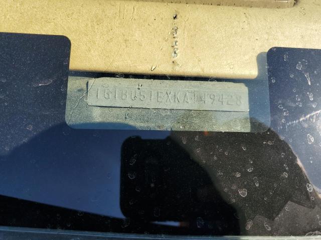 1G1BU51EXKA149428 - 1989 CHEVROLET CAPRICE CLASSIC BROUGHAM BLACK photo 12