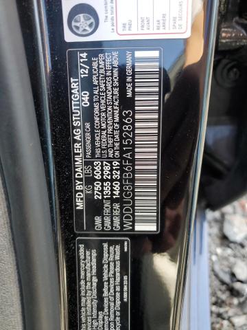 WDDUG8FB6FA152863 - 2015 MERCEDES-BENZ S 550 4MATIC TWO TONE photo 12