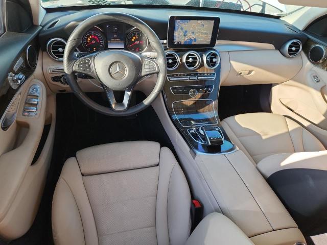 55SWF4KB3GU117869 - 2016 MERCEDES-BENZ C 300 4MATIC WHITE photo 8