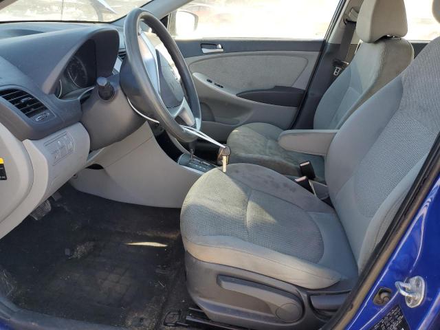 KMHCT4AE7DU477783 - 2013 HYUNDAI ACCENT GLS BLUE photo 7