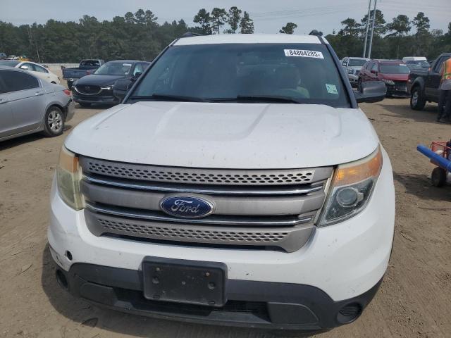 1FM5K7B81EGC05185 - 2014 FORD EXPLORER WHITE photo 5