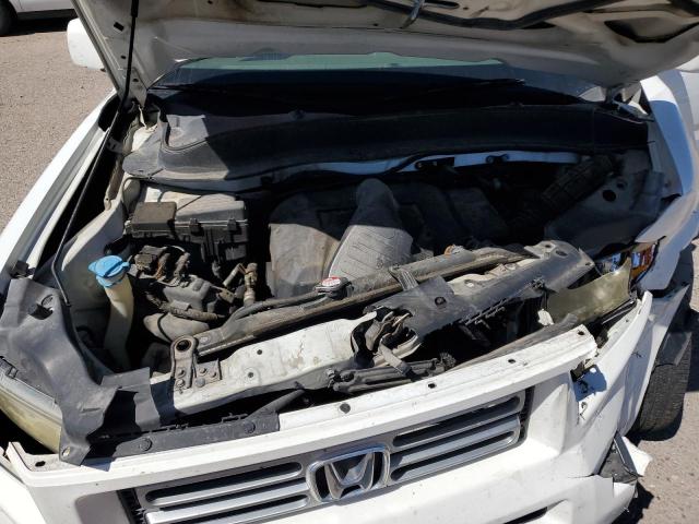 2HJYK16598H505415 - 2008 HONDA RIDGELINE RTL WHITE photo 11