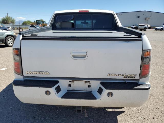 2HJYK16598H505415 - 2008 HONDA RIDGELINE RTL WHITE photo 6