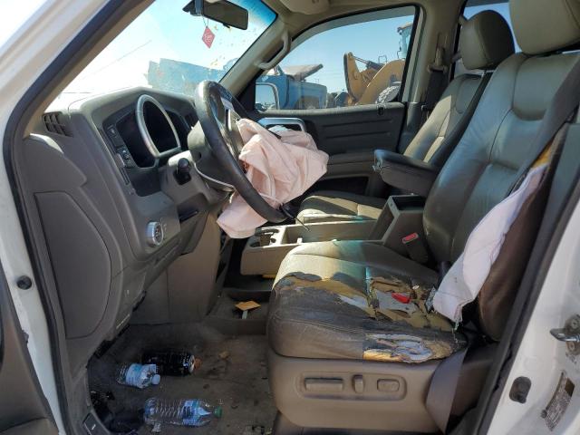2HJYK16598H505415 - 2008 HONDA RIDGELINE RTL WHITE photo 7