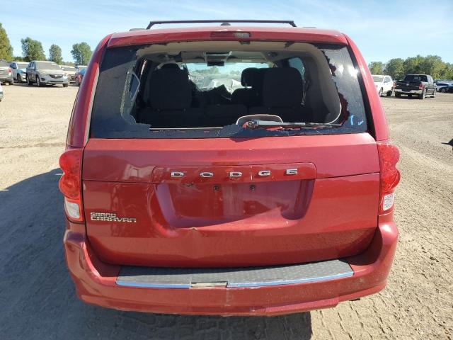 2C4RDGCG1DR607789 - 2013 DODGE GRAND CARAVAN SXT RED photo 6