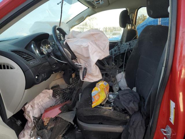 2C4RDGCG1DR607789 - 2013 DODGE GRAND CARAVAN SXT RED photo 7