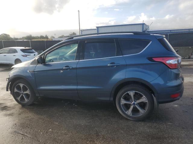 1FMCU0HD8JUB58844 - 2018 FORD ESCAPE SEL 蓝色 照片 2