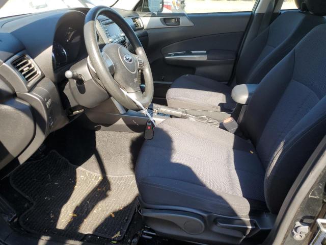 JF2SHABC1CH441559 - 2012 SUBARU FORESTER 2.5X BLACK photo 7