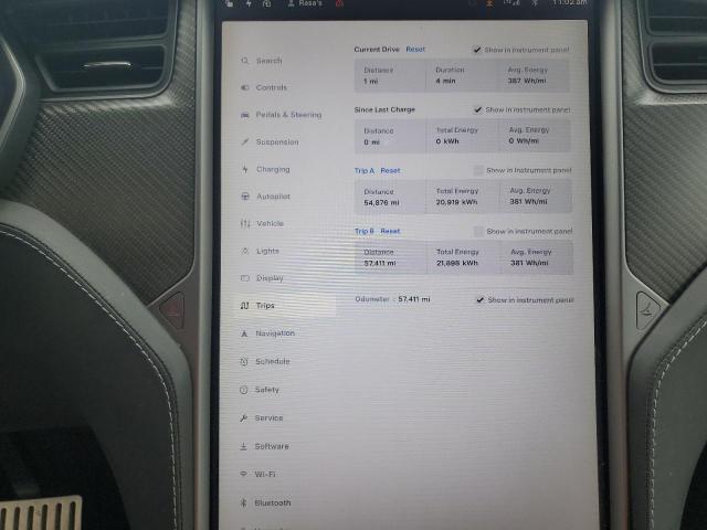 5YJXCAE4XKF154355 - 2019 TESLA MODEL X Mavi foto 9