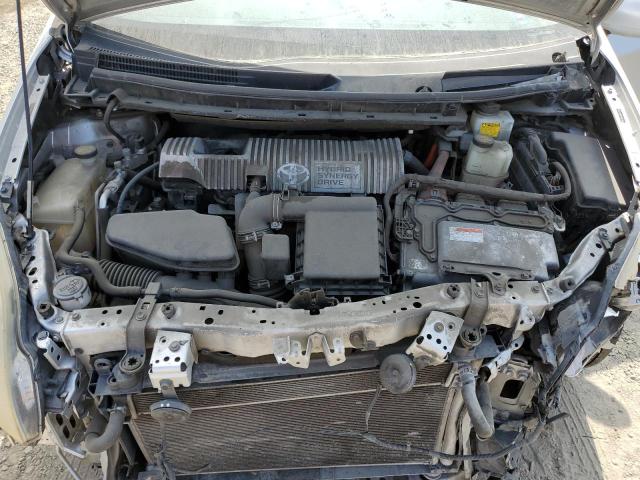 JTDKN3DUXB1459218 - 2011 TOYOTA PRIUS ვერცხლისფერი ფოტო 12