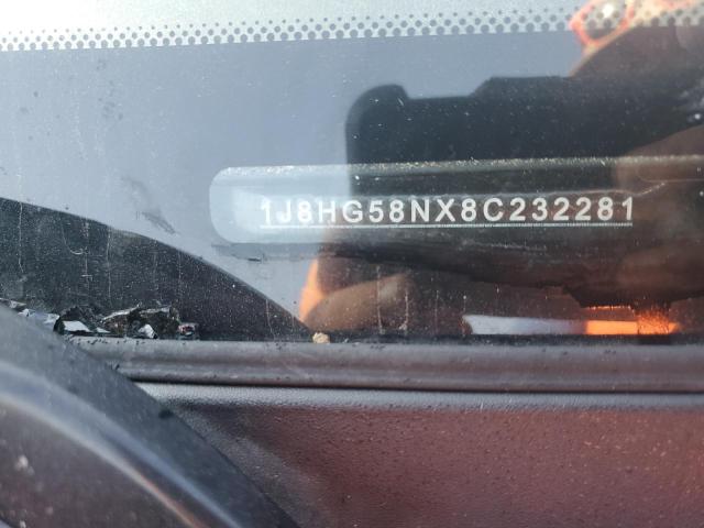 1J8HG58NX8C232281 - 2008 JEEP COMMANDER LIMITED RED photo 13