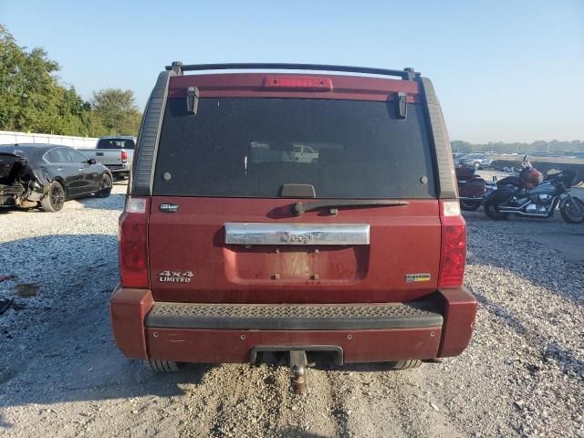 1J8HG58NX8C232281 - 2008 JEEP COMMANDER LIMITED RED photo 6