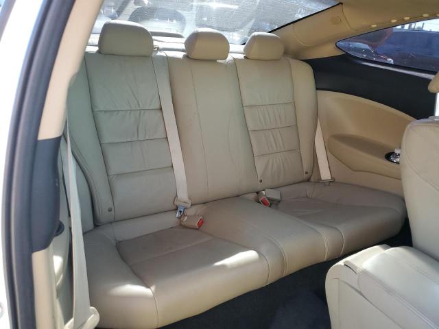 1HGCS2B83CA009197 - 2012 HONDA ACCORD EXL თეთრი ფოტო 10
