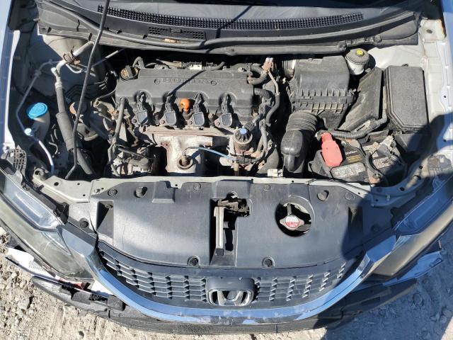 2HGFB2F87DH534726 - 2013 HONDA CIVIC EX ვერცხლისფერი ფოტო 11