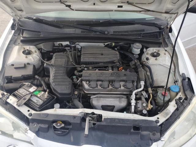 2HGES16555H593397 - 2005 HONDA CIVIC LX WHITE photo 11