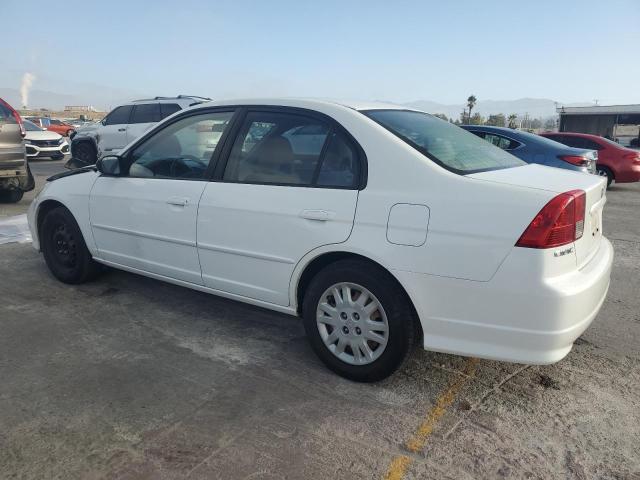 2HGES16555H593397 - 2005 HONDA CIVIC LX WHITE photo 2