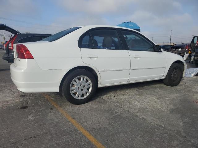 2HGES16555H593397 - 2005 HONDA CIVIC LX WHITE photo 3