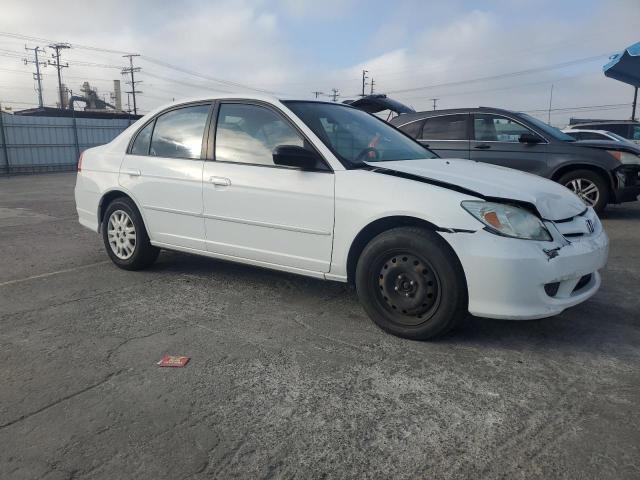 2HGES16555H593397 - 2005 HONDA CIVIC LX WHITE photo 4