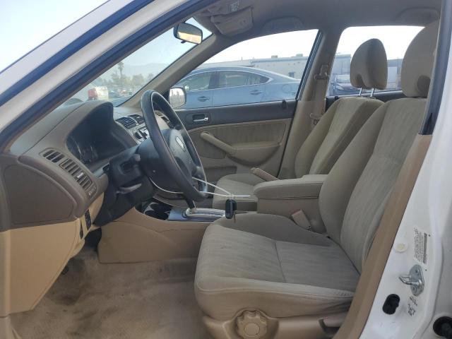 2HGES16555H593397 - 2005 HONDA CIVIC LX WHITE photo 7