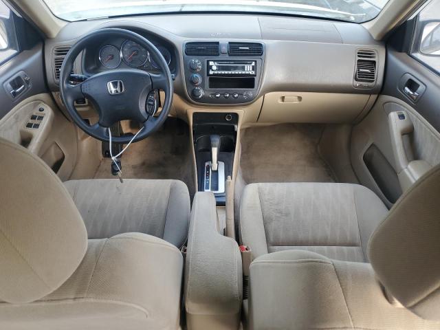 2HGES16555H593397 - 2005 HONDA CIVIC LX WHITE photo 8