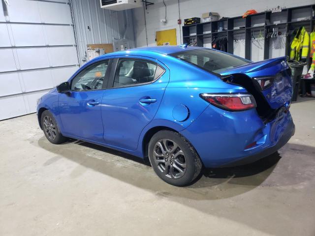 3MYDLBYV1KY517662 - 2019 TOYOTA YARIS L BLUE photo 2