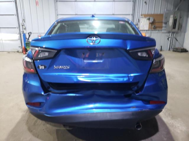 3MYDLBYV1KY517662 - 2019 TOYOTA YARIS L BLUE photo 6