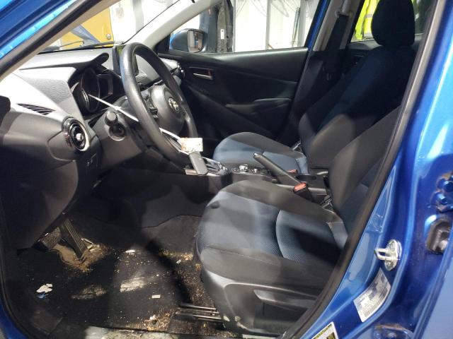3MYDLBYV1KY517662 - 2019 TOYOTA YARIS L BLUE photo 7
