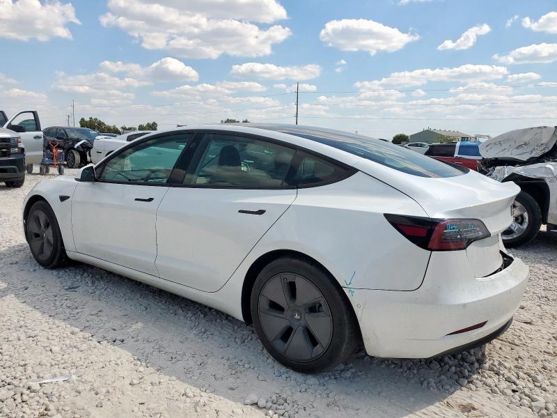 5YJ3E1EA7MF867313 - 2021 TESLA MODEL 3 WHITE photo 2