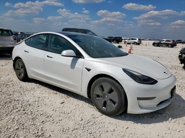 5YJ3E1EA7MF867313 - 2021 TESLA MODEL 3 WHITE photo 4