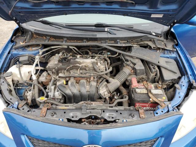 JTDBL40EX9J022761 - 2009 TOYOTA COROLLA BASE Niebieski zdjęcie 11