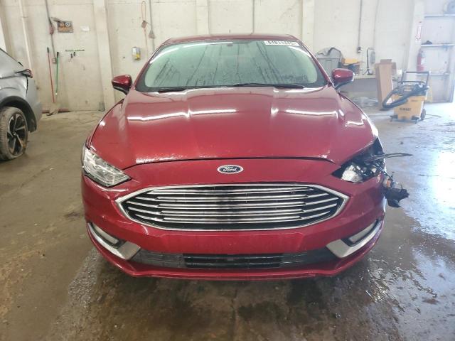 3FA6P0HD4HR184227 - 2017 FORD FUSION SE Tünd qırmızı foto 5