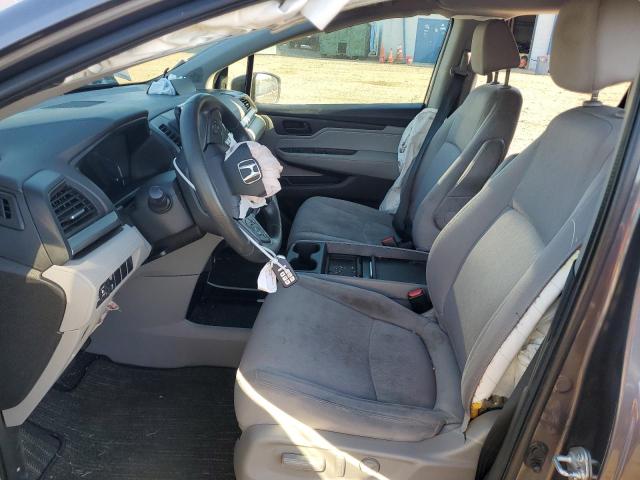 5FNRL6H54NB015904 - 2022 HONDA ODYSSEY EX GRAY photo 7